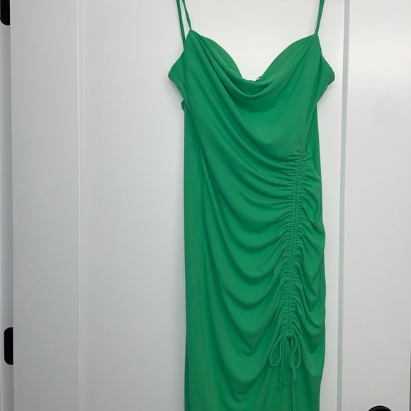 Zara | Dresses | Zara Green Long Maxi Dress Worn Once Great Condition |  Poshmark